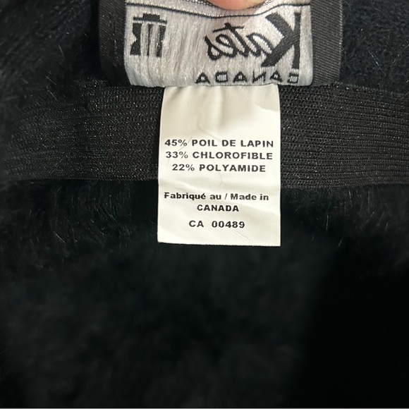 Vintage Black Angora Cloche - Picture 11 of 11